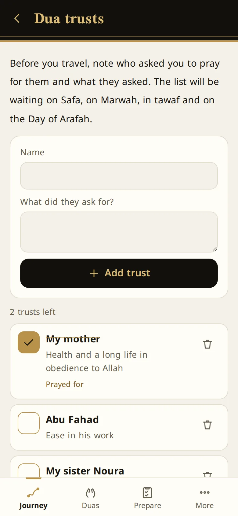 Dua trusts